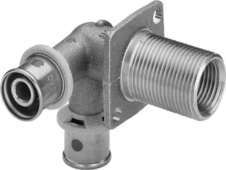 Viega Doppelwanddurchführung mit SC Sanfix P 2132.4 in 16mmxRp1/2x35mm Rg – Bild 2
