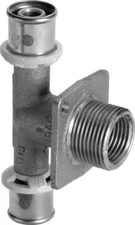 Viega Doppelwanddurchführung mit SC Sanfix P 2132.8 in 16mmxRp1/2x35mm Rg – Bild 2