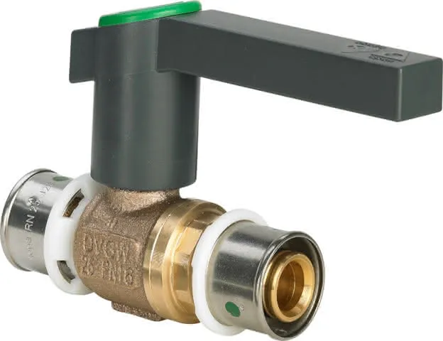 Viega Kugelhahn Sanfix P 2170 in 16mm Rotguss