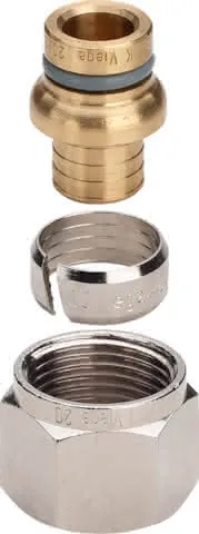 Viega Verschraubung 1022 in 18x2mm Messing