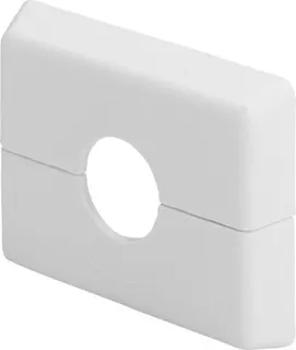 Viega Rosette 1079.5 in 60x45x10x15mm Kst. weiss RAL 9010 – Bild 2