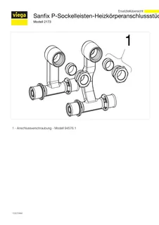 Viega Anschlussset mit SC Sanfix P 2173 in 16mm x G1/2 x 16mm Rg vernickelt – Bild 4