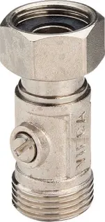 Viega Kugelhahnverschraubung 1024 in G3/4 Messing vernickelt