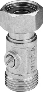 Viega Kugelhahnverschraubung 1024 in G3/4 Messing vernickelt – Bild 2