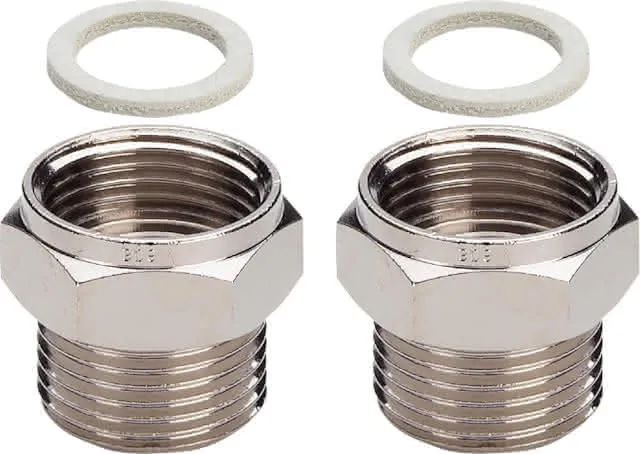 Viega Adapterset 1022.5 in G3/4 Messing vernickelt