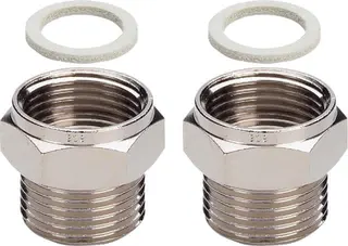 Viega Adapterset 1022.5 in G3/4 Messing vernickelt
