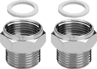 Viega Adapterset 1022.5 in G3/4 Messing vernickelt – Bild 2
