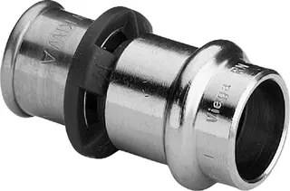 Viega Übergangsstück mit SC Sanpress 1075.12P in 14x15mm Rotguss vernickelt – Bild 2