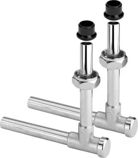 Viega Anschlussset 2272.5 in G3/4 x 120/120mm Messing vernickelt – Bild 2
