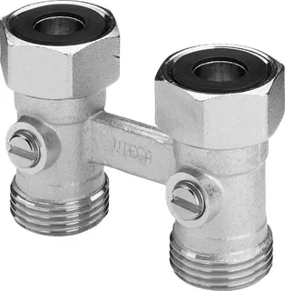 Viega VHK-Anschlussstück 1096.5 in G3/4 x 50mm Messing vernickelt – Bild 2