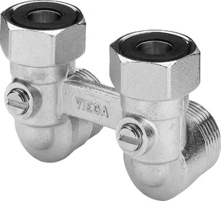 Viega VHK-Anschlussstück 1097.5 in G3/4 x 50mm Messing vernickelt – Bild 2
