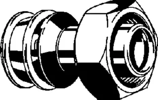 Viega Verschraubung mit SC Raxofix 5329 in 16mm Siliziumbronze – Bild 3