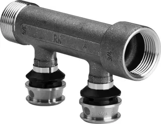 Viega Verteiler mit SC Raxofix 5326.06 in16mmxG3/4-2fach Siliziumbronze – Bild 2