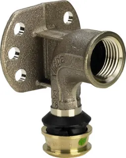 Viega Wandscheibe mit SC Raxofix 5325.5 in 16mm x Rp1/2 Siliziumbronze