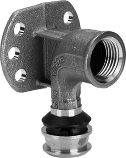 Viega Wandscheibe mit SC Raxofix 5325.5 in 20mm x Rp3/4 Siliziumbronze – Bild 2