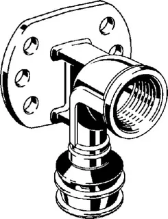 Viega Wandscheibe mit SC Raxofix 5325.5 in 20mm x Rp3/4 Siliziumbronze – Bild 3