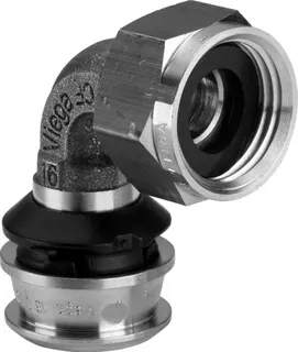 Viega Winkelverschraubung mit SC Raxofix 5355 in 16mm x G1/2 Siliziumbronze – Bild 2