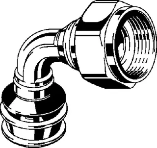 Viega Winkelverschraubung mit SC Raxofix 5355 in 16mm x G1/2 Siliziumbronze – Bild 3