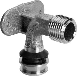 Viega Wandscheibe mit SC Raxofix 5325.4 in 16mm x R1/2 Siliziumbronze – Bild 2