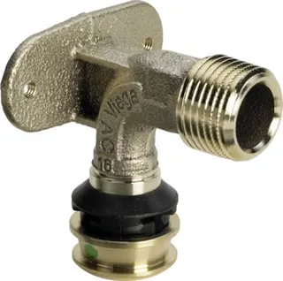 Viega Wandscheibe mit SC Raxofix 5325.4 in 20mm x R1/2 Siliziumbronze