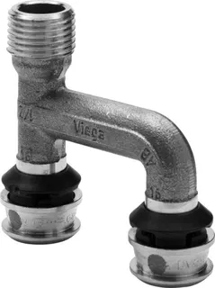Viega Erweiterungsstück mit SC Raxofix 5326.31 in R1/2 x 16mm Siliziumbronze – Bild 2