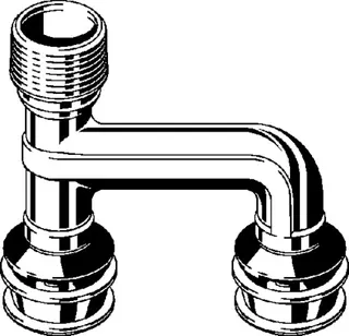 Viega Erweiterungsstück mit SC Raxofix 5326.31 in R1/2 x 16mm Siliziumbronze – Bild 3