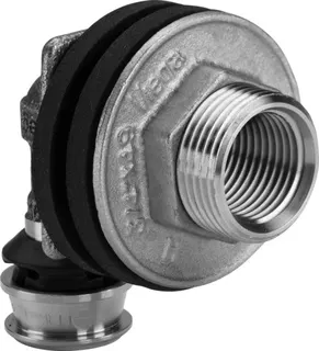 Viega Wanddurchführung mit SC Raxofix 5332.11 in 16mmxRp1/2xG3/4x35mm Sibr – Bild 2