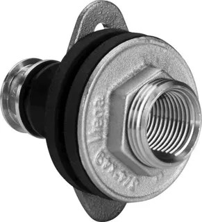 Viega Wanddurchführung mit SC Raxofix 5332.31 in 16mmxRp1/2xG3/4x30mm Sibr – Bild 2