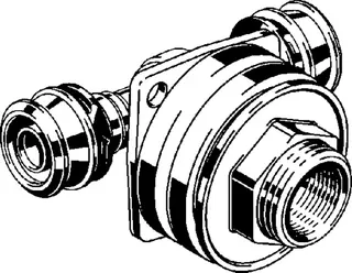 Viega Doppelwanddurchführung SC Raxofix 5332.81 in 16mmxRp1/2xG3/4x25mm Sibr – Bild 3