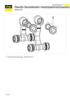 Viega Anschlussstück mit SC Raxofix 5373 in 16mm x G1/2 x 16mm Messing – Bild 5