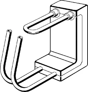Viega Heizkörperanschlussblock Raxofix 5397.6 in 180mm Kunststoff – Bild 3