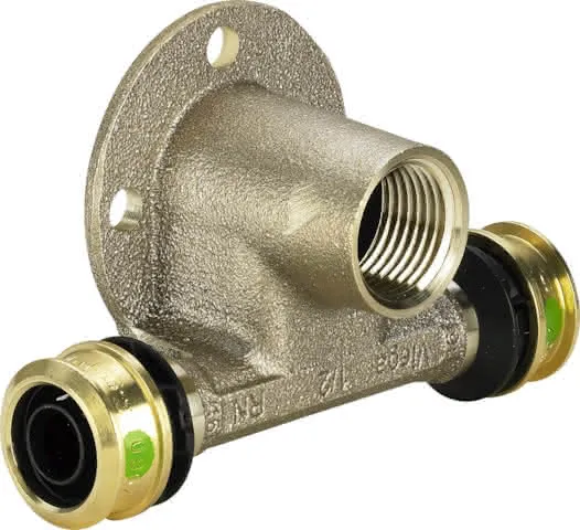 Viega T-Stück mit SC Raxofix 5324.3 in 16mm x Rp1/2 Siliziumbronze