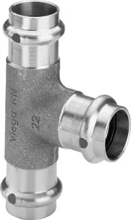 Viega T-Stück mit SC Sanpress 2218 in 28mm Siliziumbronze – Bild 2