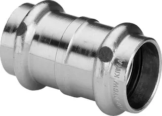Viega Muffe mit SC Sanpress 2215 in 54mm Rotguss – Bild 2