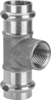 Viega T-Stück mit SC Sanpress 2217.2 in 35mm x Rp1/2 x 35mm Siliziumbronze – Bild 2