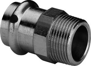 Viega Übergangsstück mit SC Sanpress 2211 in 12mm x R3/8AG Siliziumbronze – Bild 2