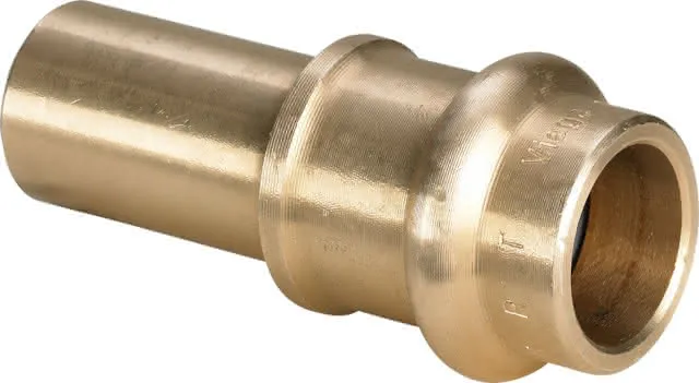 Viega Reduzierstück mit SC Sanpress 2215.1NC in 15x14mm Rotguss