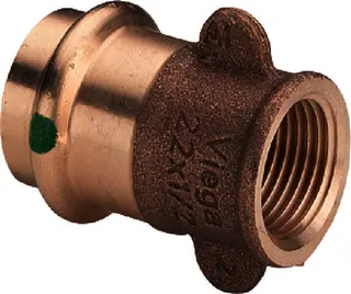 Viega Übergangsstück mit SC Sanpress 2212.3 in 18mm x Rp1/2IG Siliziumbronze