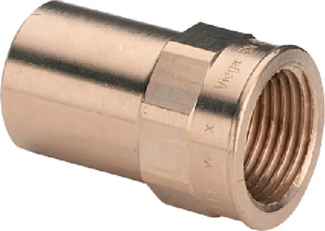 Viega Einsteckstück Sanpress 2212.1 in 22mm x Rp1/2 Siliziumbronze