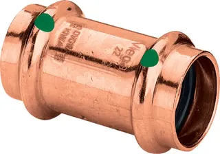 Viega Muffe mit SC Profipress 2415 in 22mm Kupfer