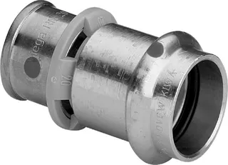 Viega Übergangsstück mit SC Sanpress 2213P in 40x35mm Rotguss – Bild 2