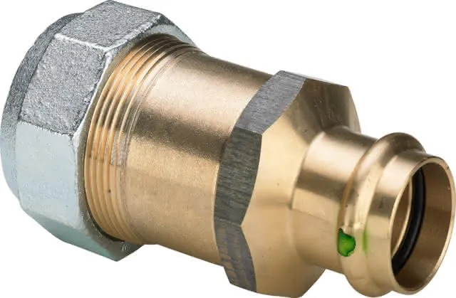 Viega Übergangsstück mit SC Sanpress 2215.6 in 1 Zoll x 28mm Rotguss