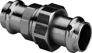 Viega Verschraubung mit SC Sanpress 2260 flachdichtend in 54mm Rotguss – Bild 2