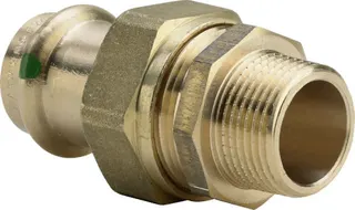 Viega Verschraubung mit SC Sanpress 2265 flachdichtend in 28mm x R1 Sibr