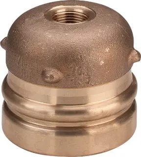 Viega Verschlusskappe Sanpress XL 2256XL in 76,1mm Rotguss
