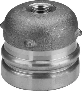 Viega Verschlusskappe Sanpress XL 2256XL in 76,1mm Rotguss – Bild 2