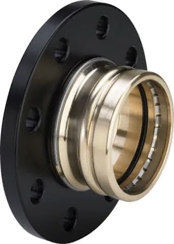 Viega Flansch mit SC Sanpress 2259.5XL in 108,0mm Rotguss