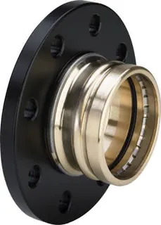 Viega Flansch mit SC Sanpress 2259.5XL in 76,1mm Rotguss
