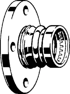 Viega Flanschübergang Sanpress XL 2259.3XL in 76,1mm x DN65 Rotguss – Bild 3