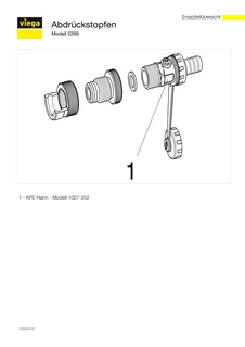 Viega Abdrückstopfen 2269 in 42mm Messing – Bild 4